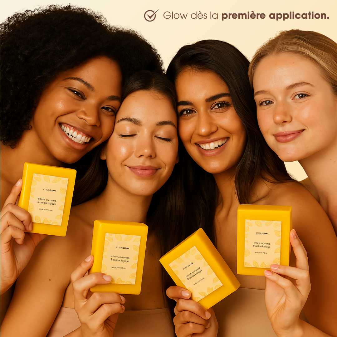 Savon Anti-Taches au Curcuma et à l’Acide Kojique (100g + 200g OFFERTS)